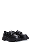 Kadın Deri Zİncirli Loafer | Derimod