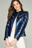 Latinia Women's Leather Jacket | Derimod