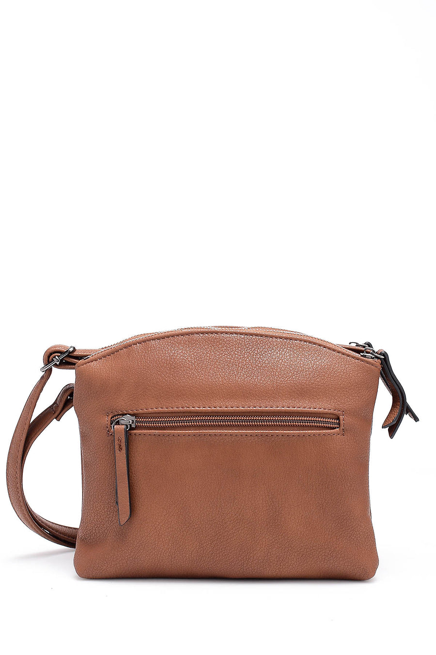 Women's Camel Synthetic Leather Shoulder Bag