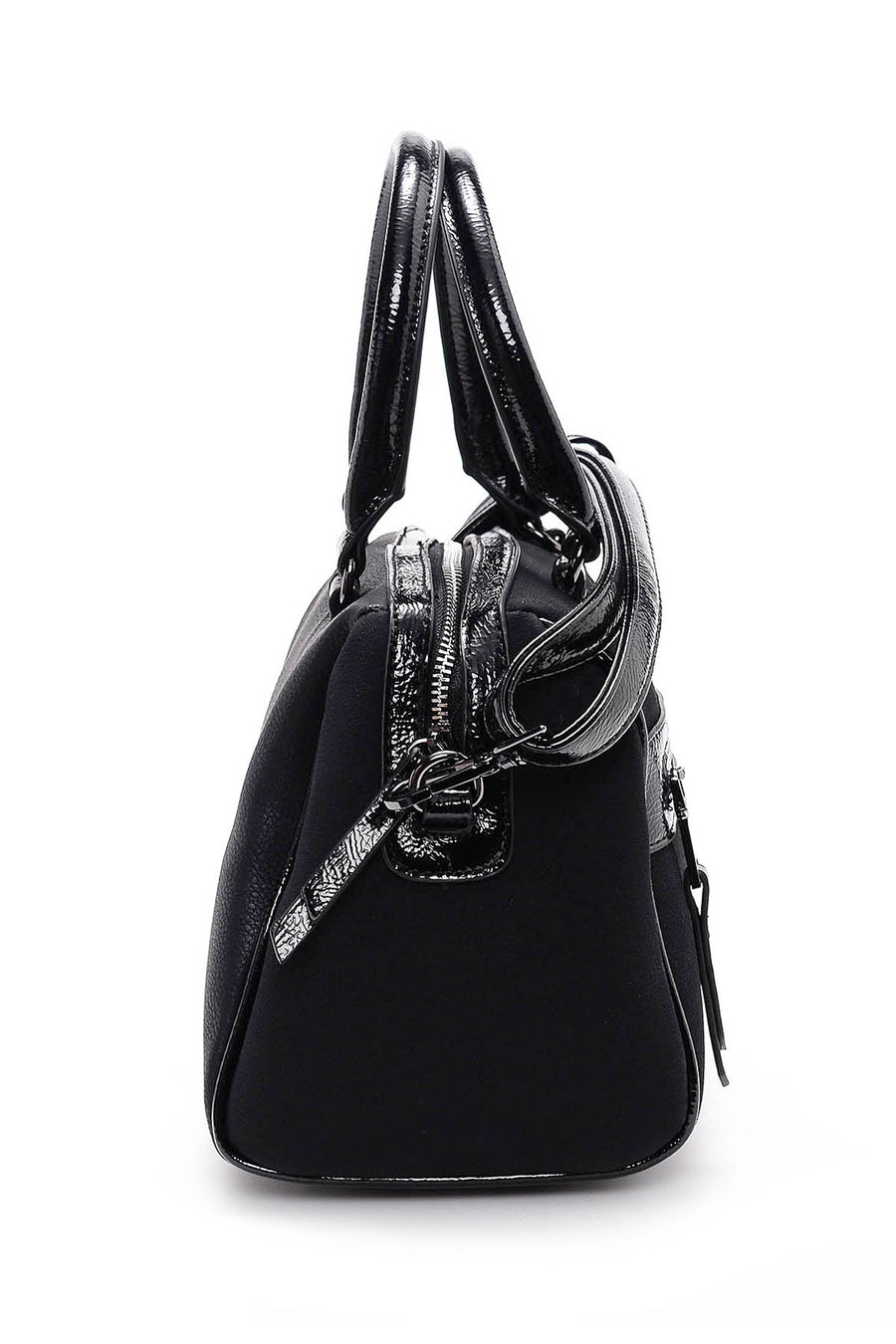 Patent Leather Detailed Women's Bag