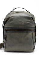 Women's Green Faux Leather Backpack | Derimod