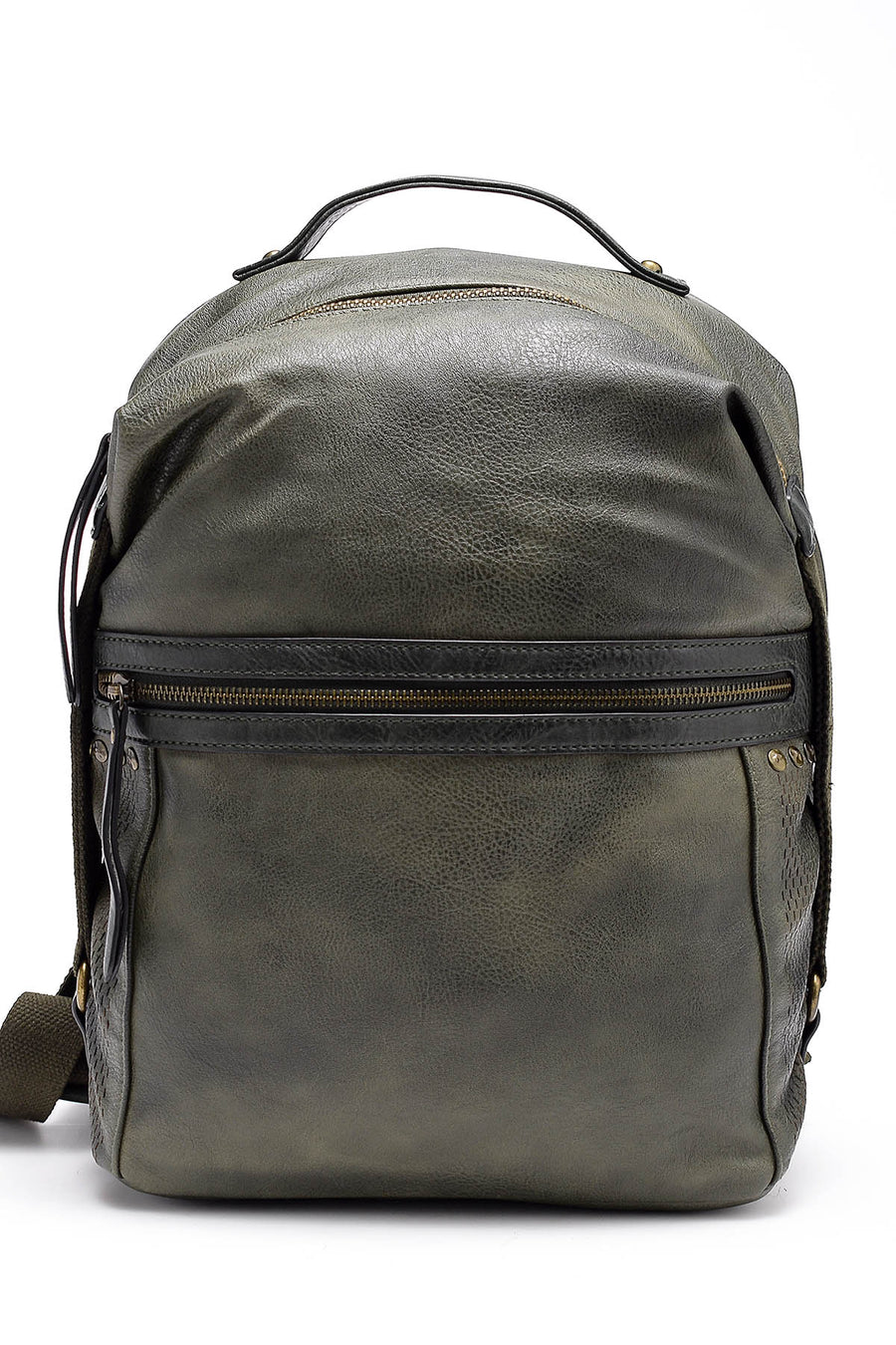 Women's Green Faux Leather Backpack 18WBD266118 | Derimod