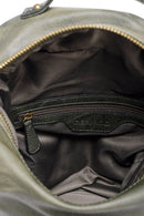 Women's Green Faux Leather Backpack | Derimod