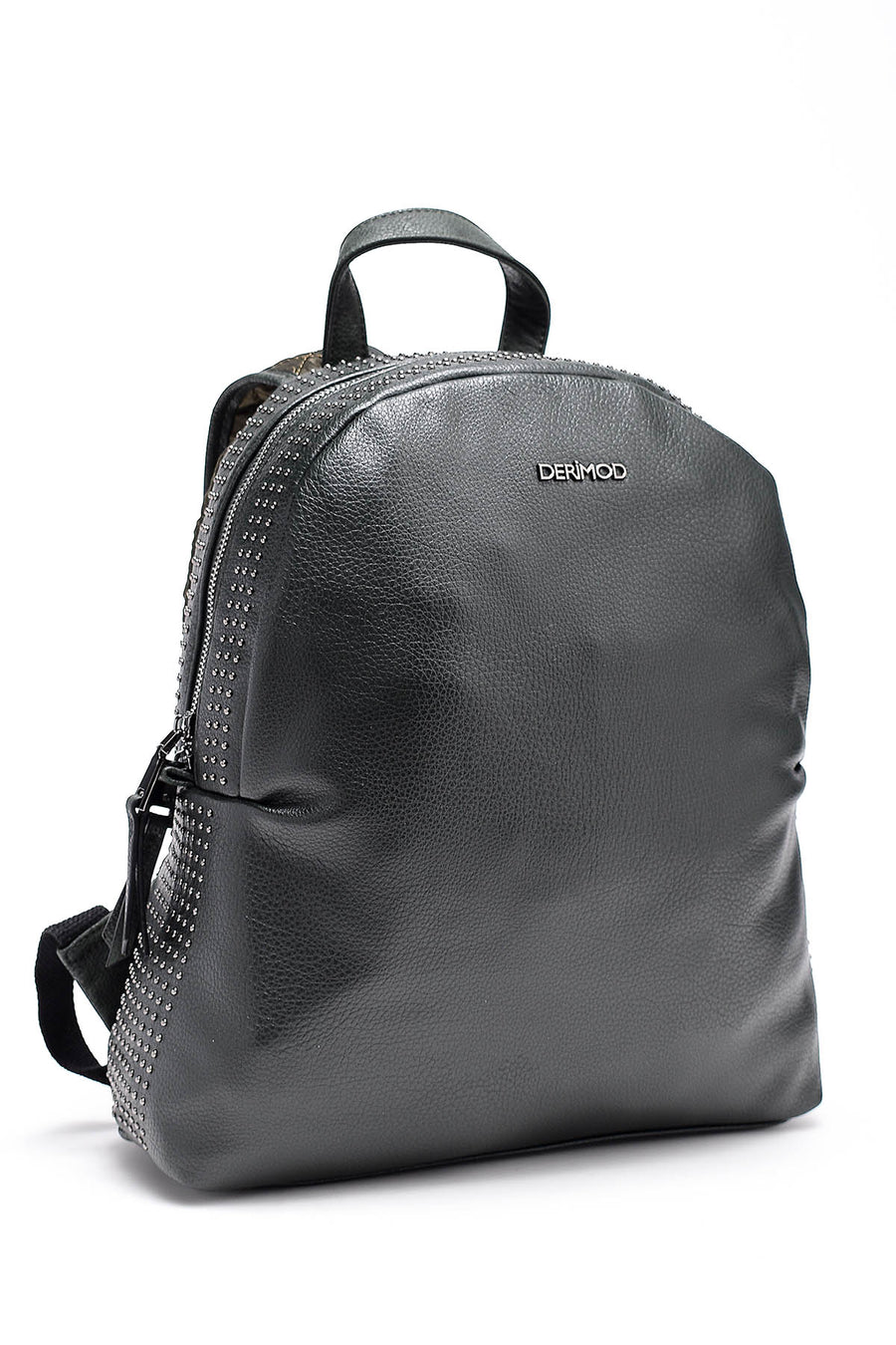 Women's Green Faux Leather Backpack