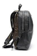 Women's Green Faux Leather Backpack | Derimod