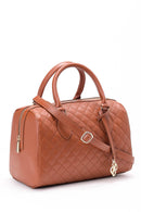Women's Tan Synthetic Leather Shoulder Bag | Derimod
