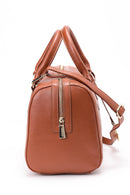 Women's Tan Synthetic Leather Shoulder Bag | Derimod