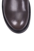 Women's Leather Boots with Metal Detail | Derimod