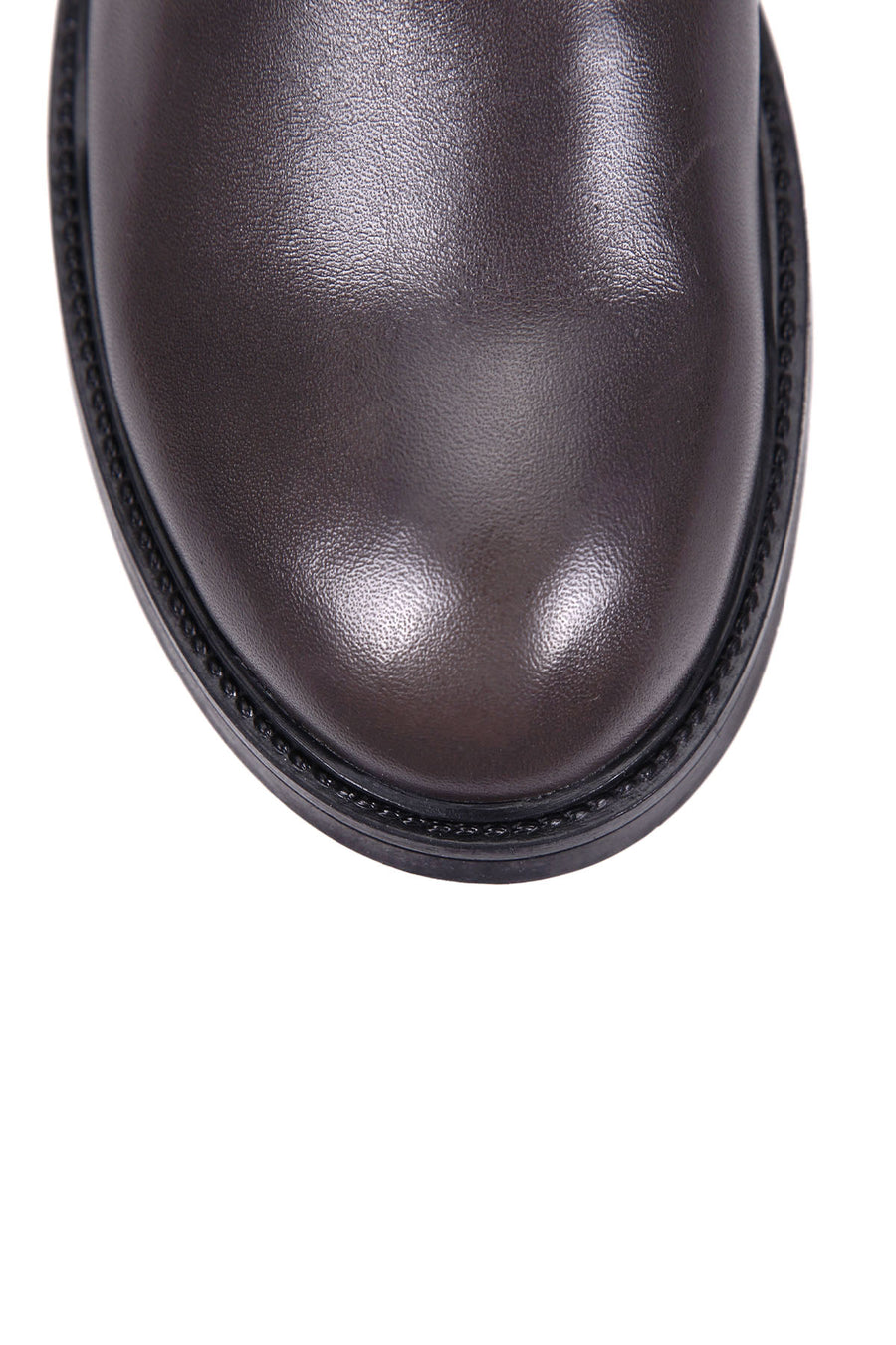 Women's Leather Boots with Metal Detail