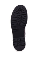 Women's Leather Boots with Metal Detail | Derimod
