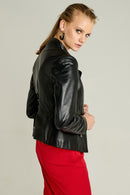 Tina Women's Leather Jacket | Derimod