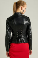 Tina Women's Leather Jacket | Derimod