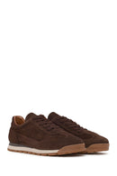 Male Brown Lace-up Suede Leather Sneaker | Derimod