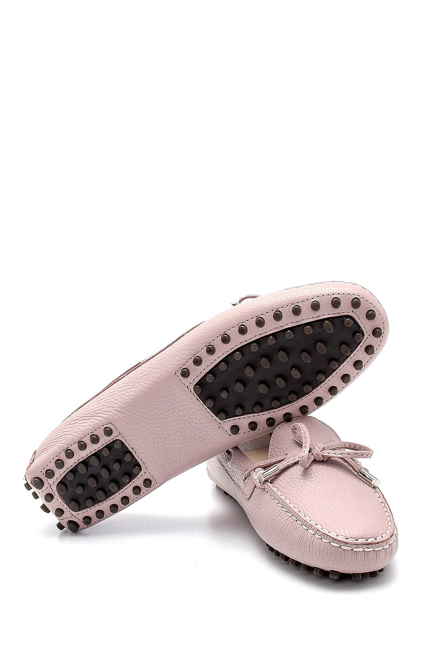 Kadın Deri Fiyonk Detaylı Loafer