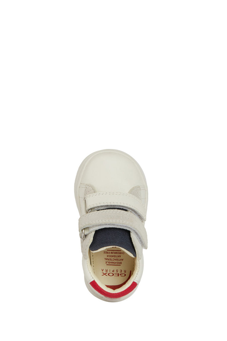 Geox Erkek Bebek Beyaz Biglia Bantlı Deri Sneaker