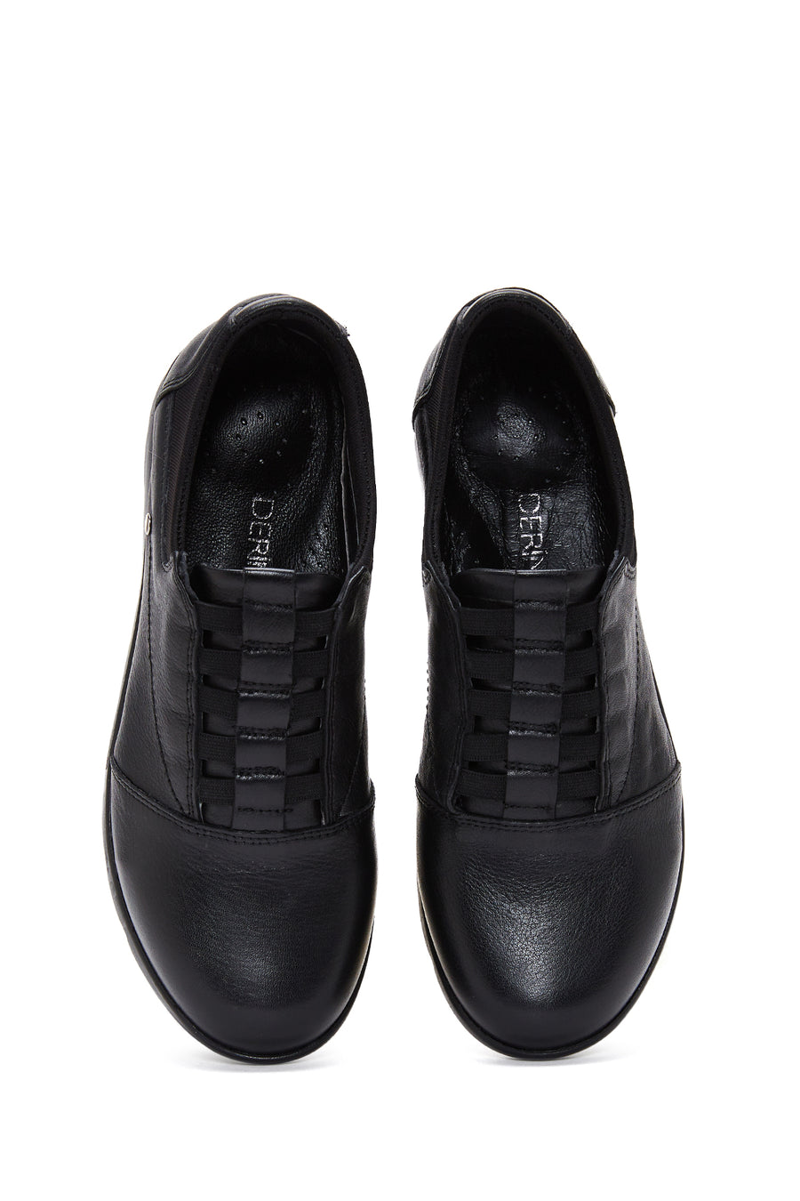 Kadın Siyah Deri Sneaker