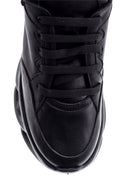 Women's Sole Detailed Leather Sneaker | Derimod