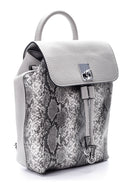 Women's Crocodile Patterned Backpack | Derimod