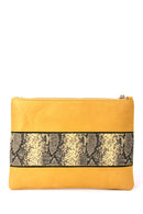 Women's Snakeskin Detailed Clutch Bag | Derimod