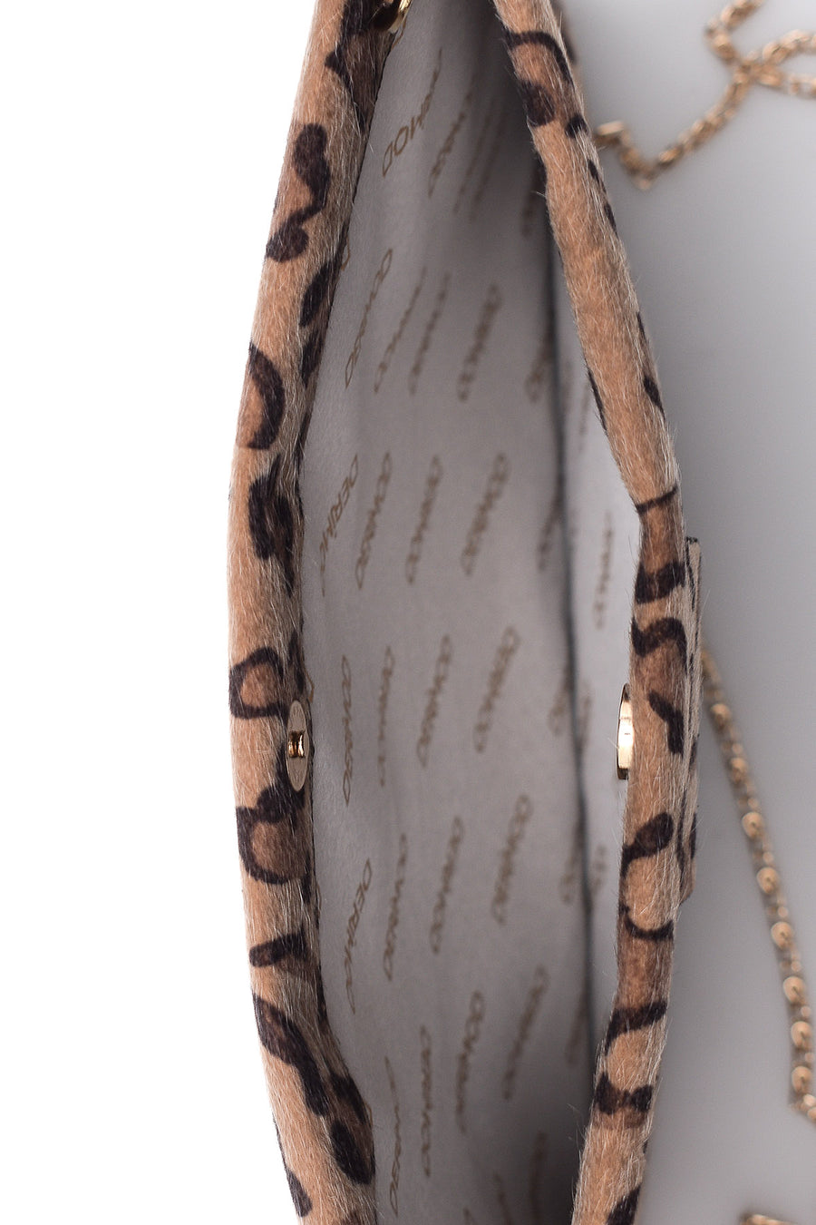 Women's Leopard Patterned Clutch Bag