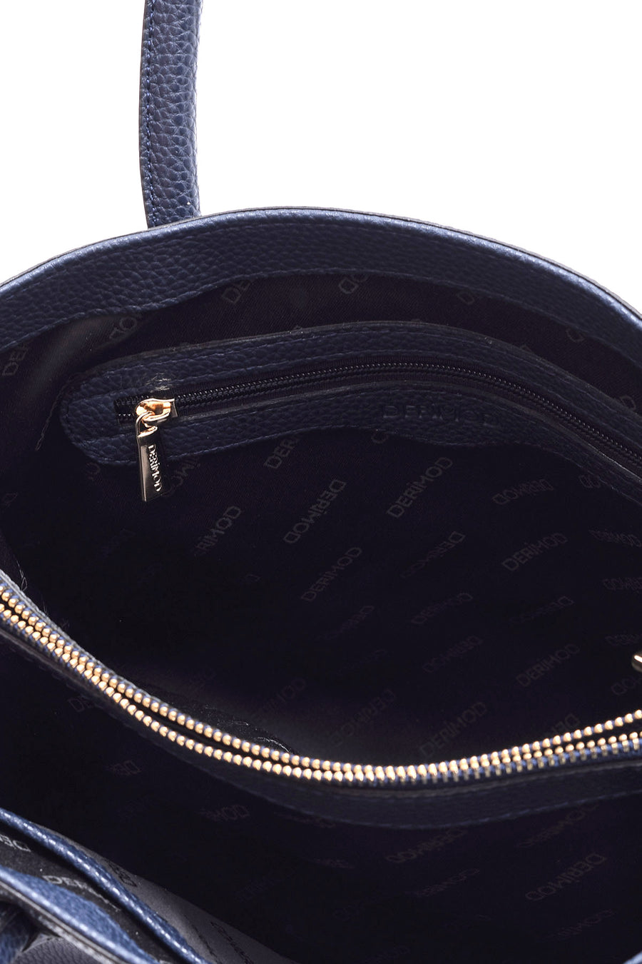 Women's Navy Blue Synthetic Leather Shoulder Bag