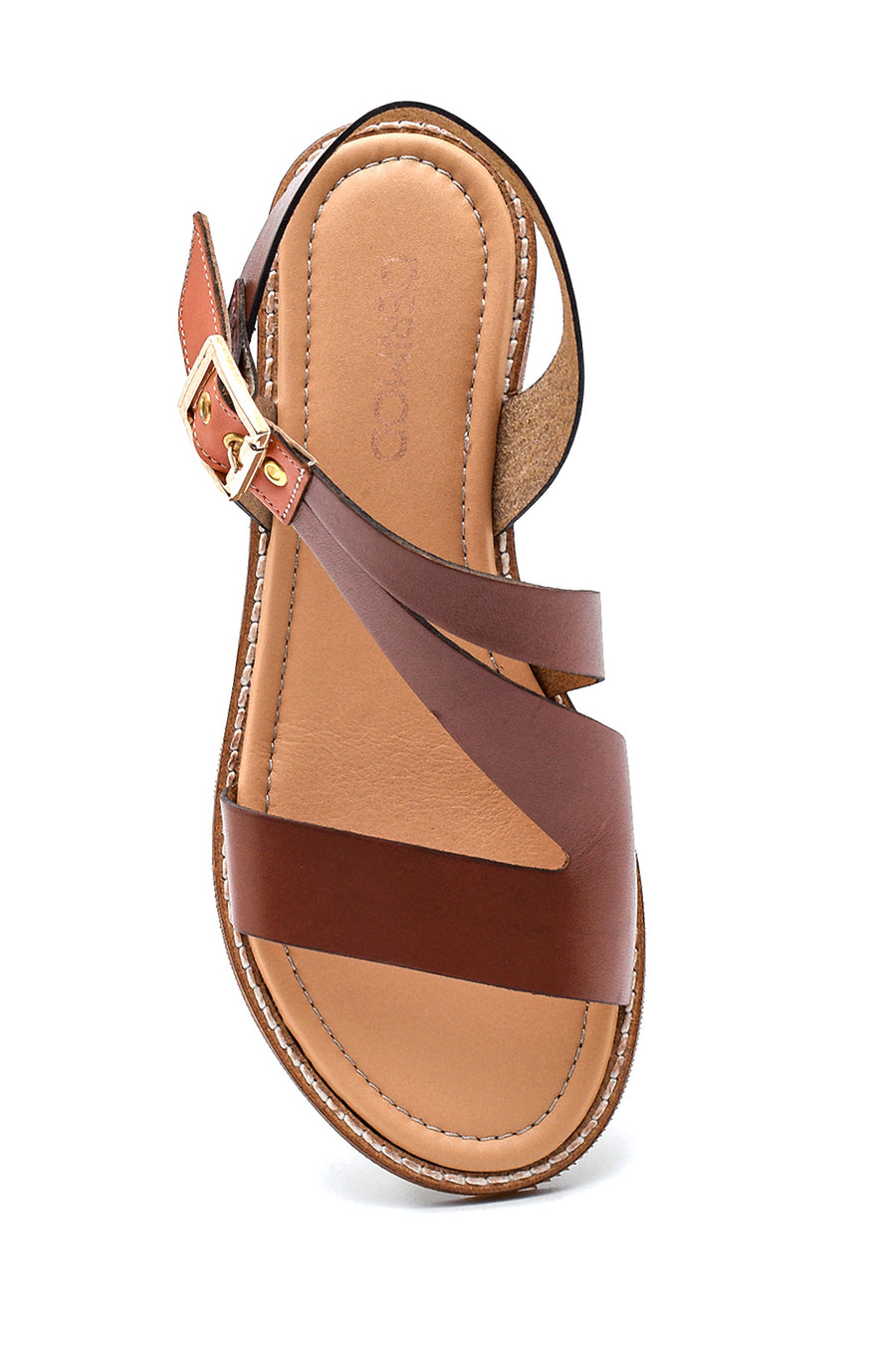 Women's Tan Leather Bodrum Sandals