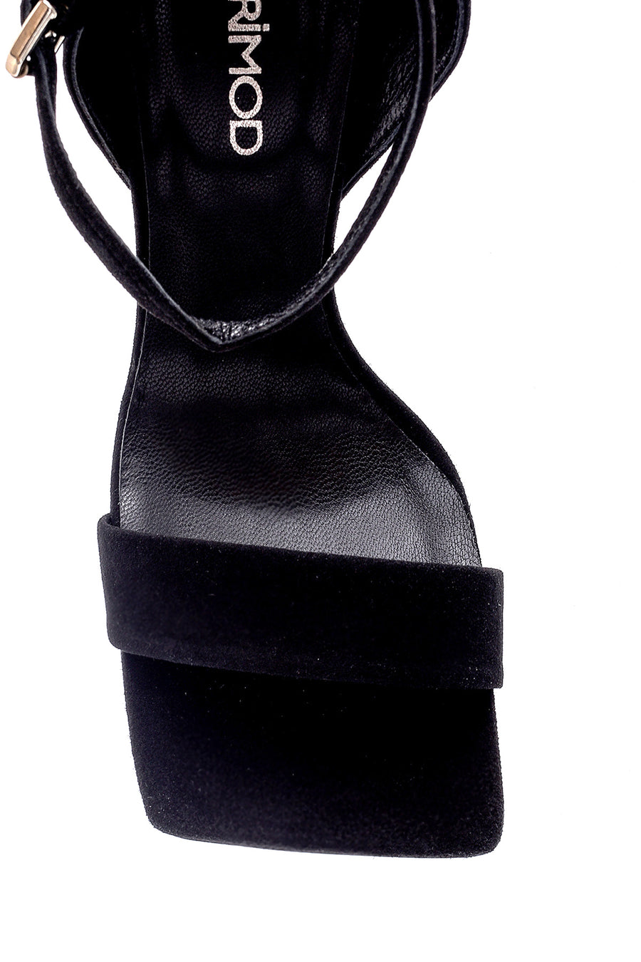 Women's Suede Heel Detailed Sandals