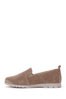 Women's Mink Suede Leather Comfort Loafer | Derimod
