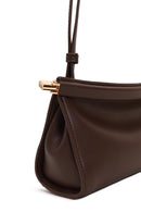 Woman Brown Long-Strap Mini Shoulder Bag | Derimod