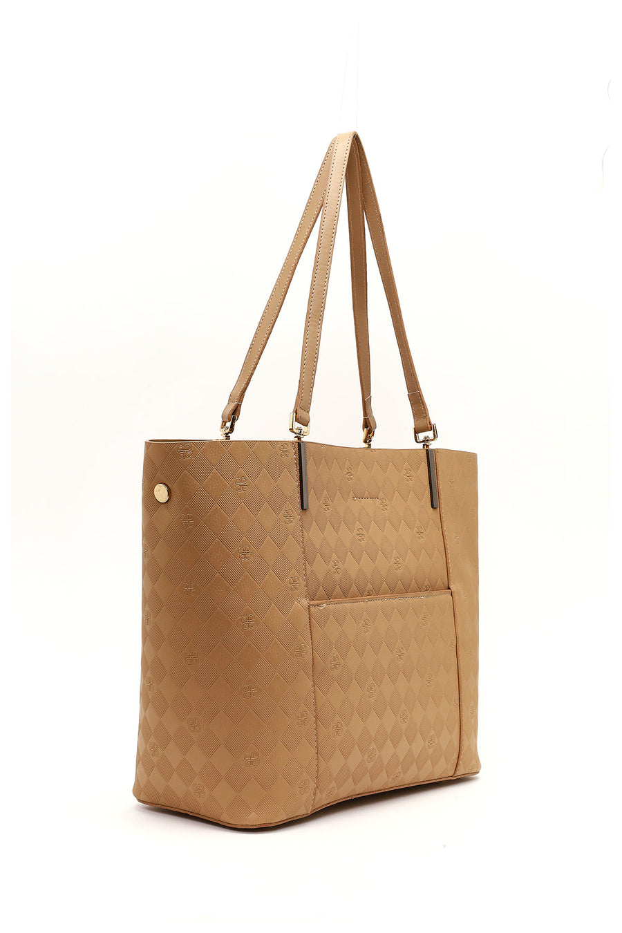 Women's Tan Printed Shoulder Bag