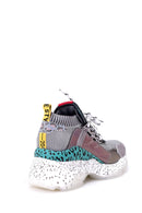 Kadın Leopar Detaylı Sneaker | Derimod