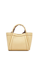 Women's Yellow Long Strap Accessorized Shoulder Bag | Derimod