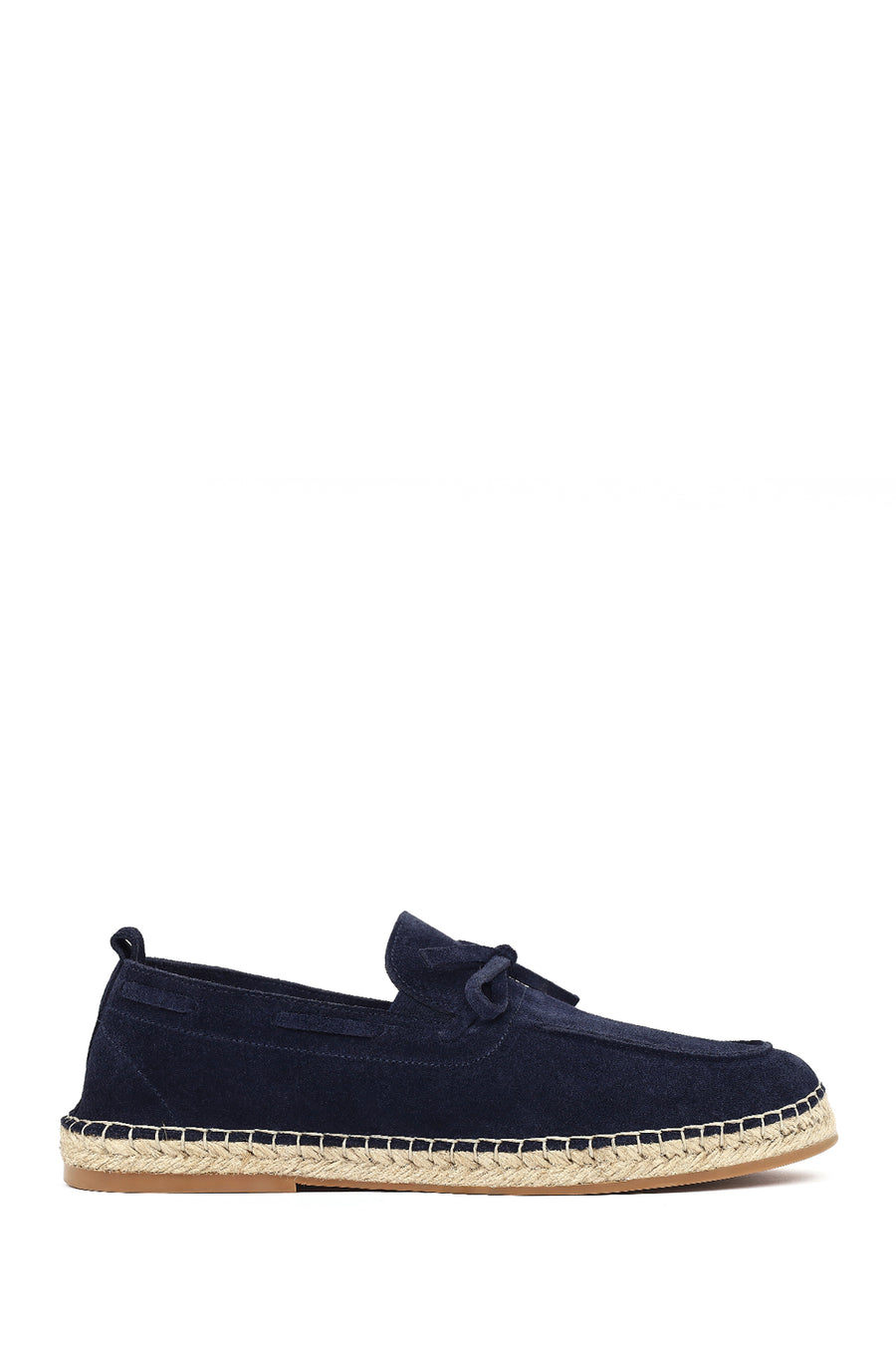 Erkek Lacivert Süet Deri Espadril 26SFD616310 | Derimod