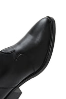 Women's Black Heeled Cowboy Boots | Derimod