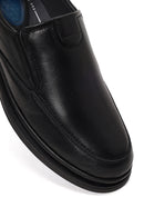 Erkek Siyah Deri Konfor Loafer | Derimod
