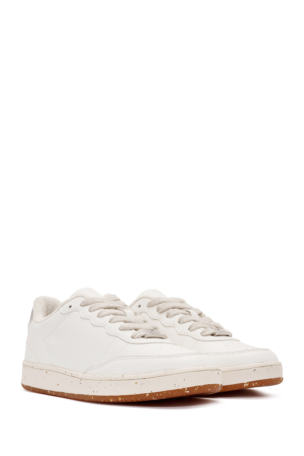 ACBC x Derimod Kadın Beyaz Bağcıklı Sneaker