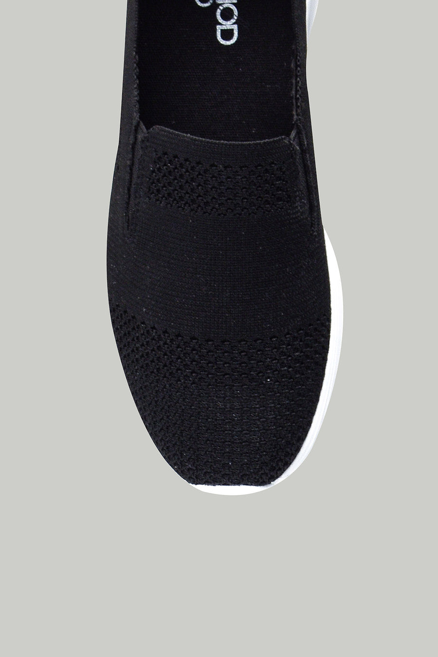 Black Fabric Women's Sneaker