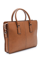 Men's Tan Long Strap Briefcase | Derimod