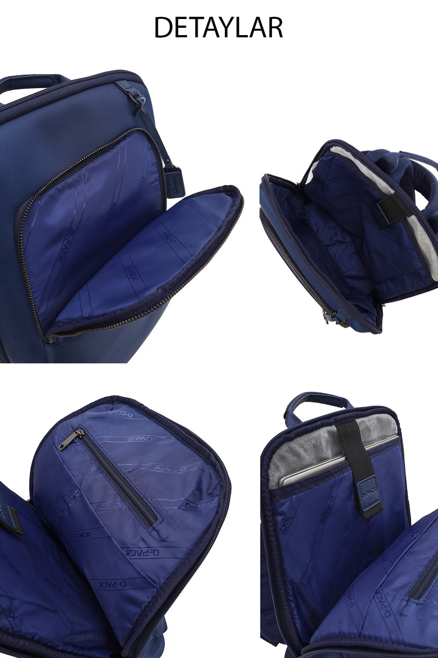 D-Pack Unisex Blue Backpack