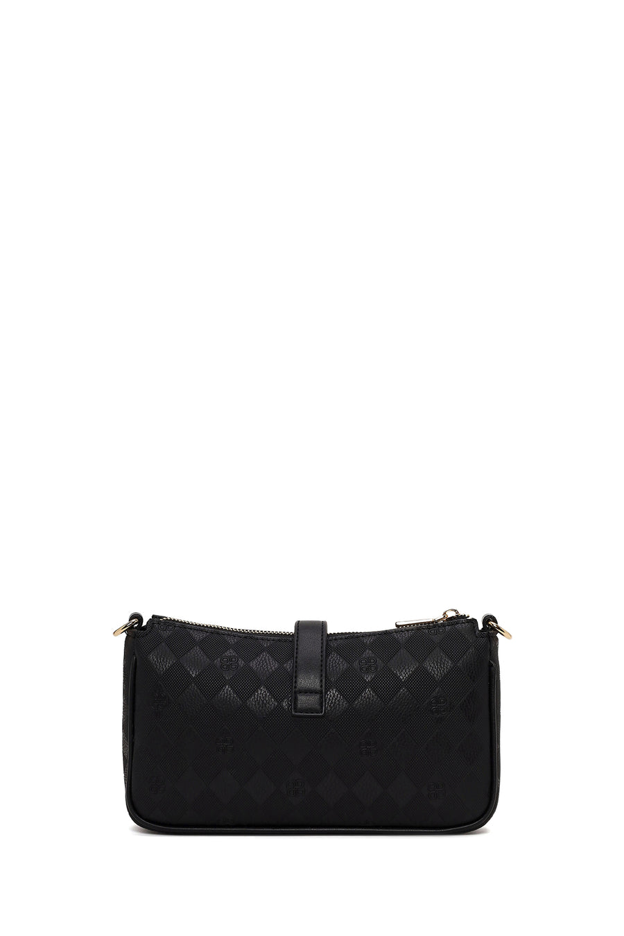 Woman Black Printed Mini Shoulder Bag