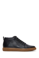 Erkek Siyah Deri Bilekli Sneaker Bot | Derimod