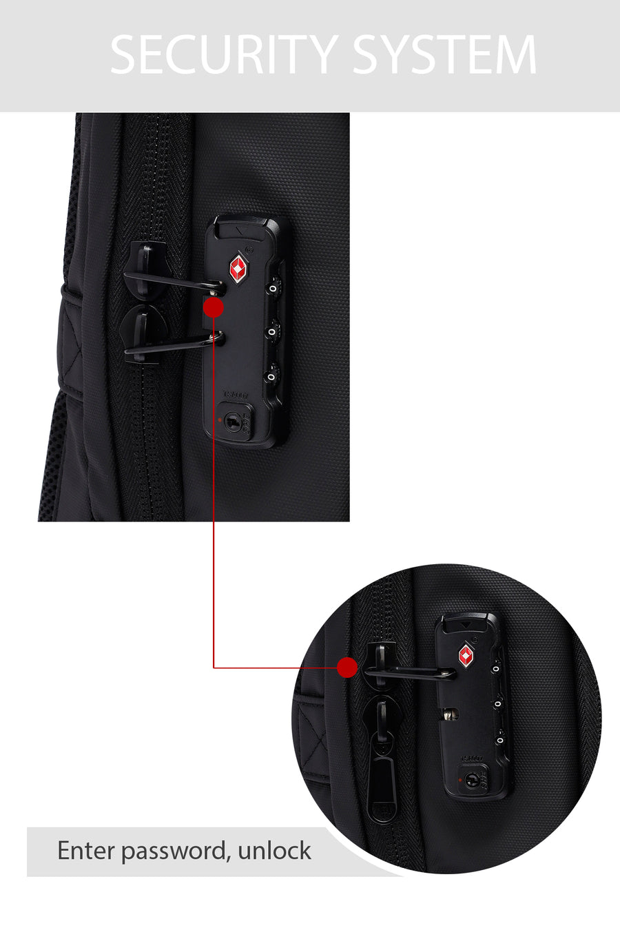 D-Pack Unisex Siyah Kumaş Sırt Çantası