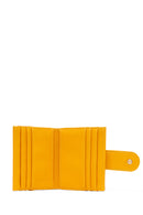 Woman Yellow Quilted Card Holder | Derimod