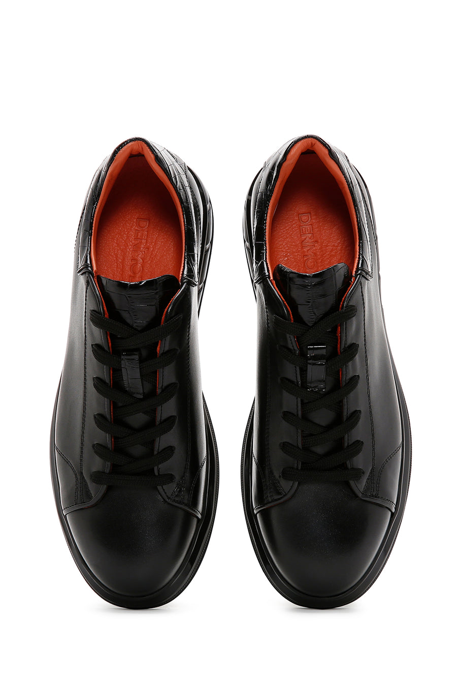 Men's Black Leather Sneaker