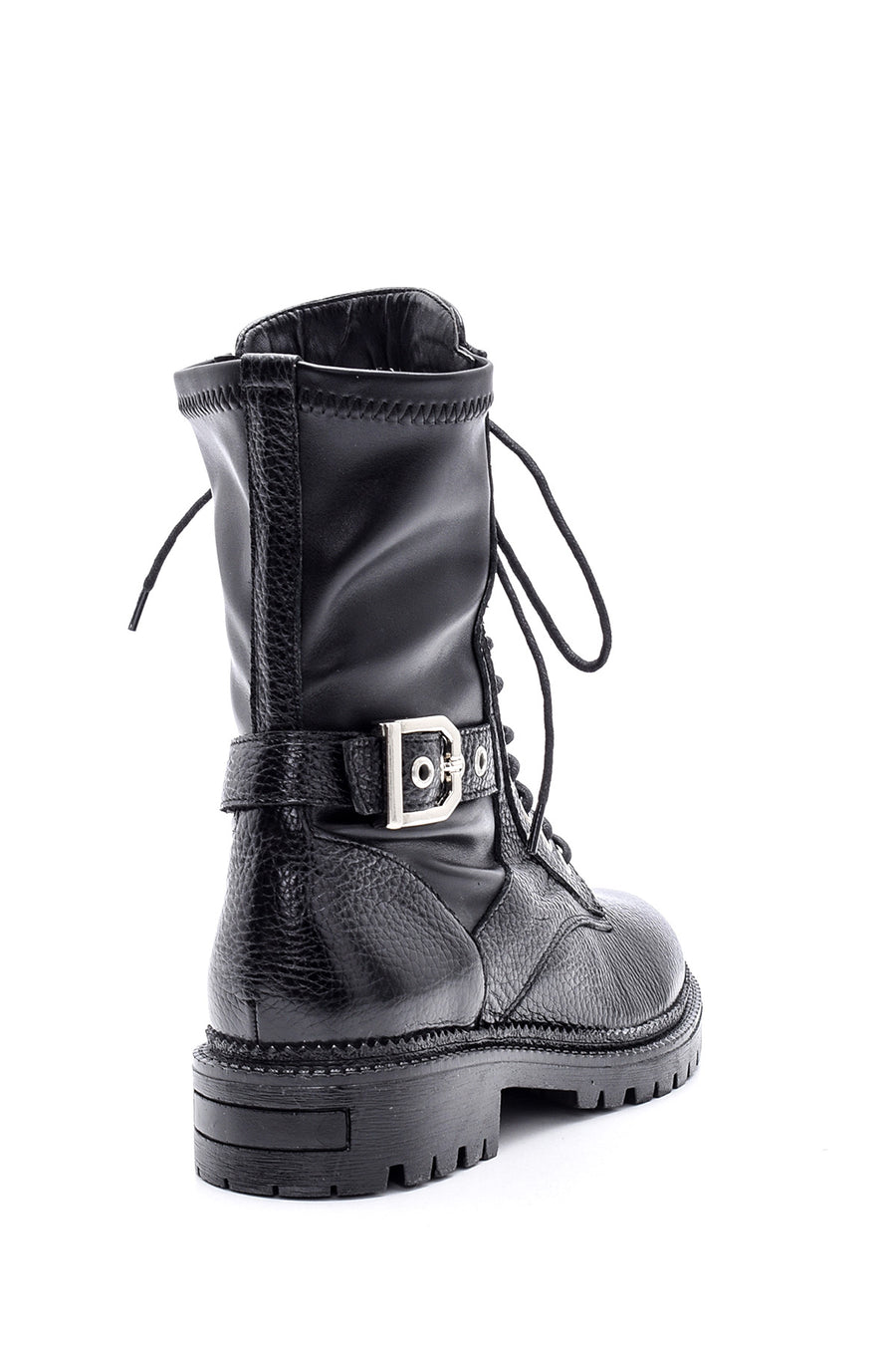 Women's Lace-up Leather Boots