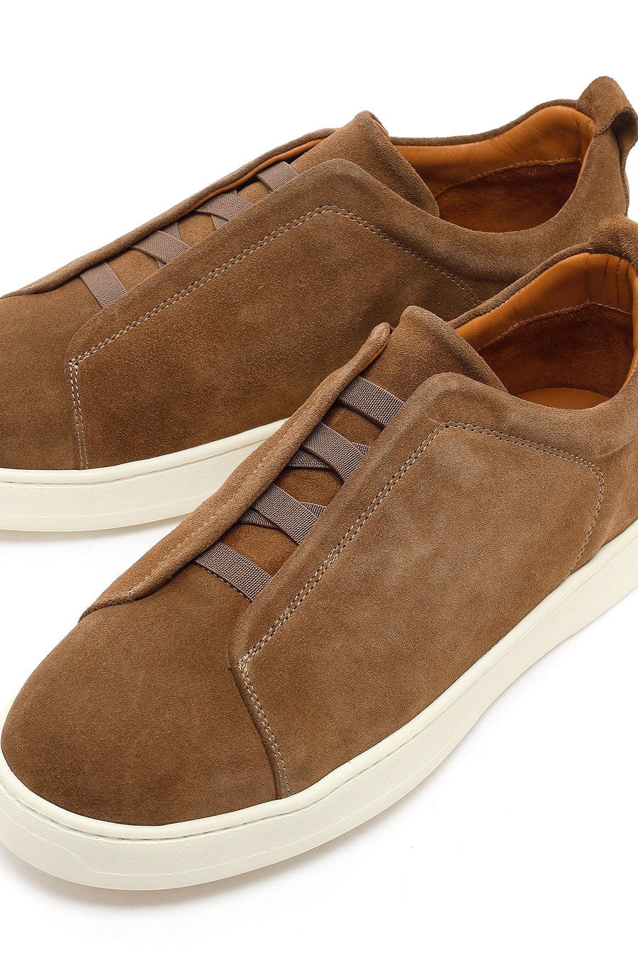 Erkek Taba Süet Deri Sneaker