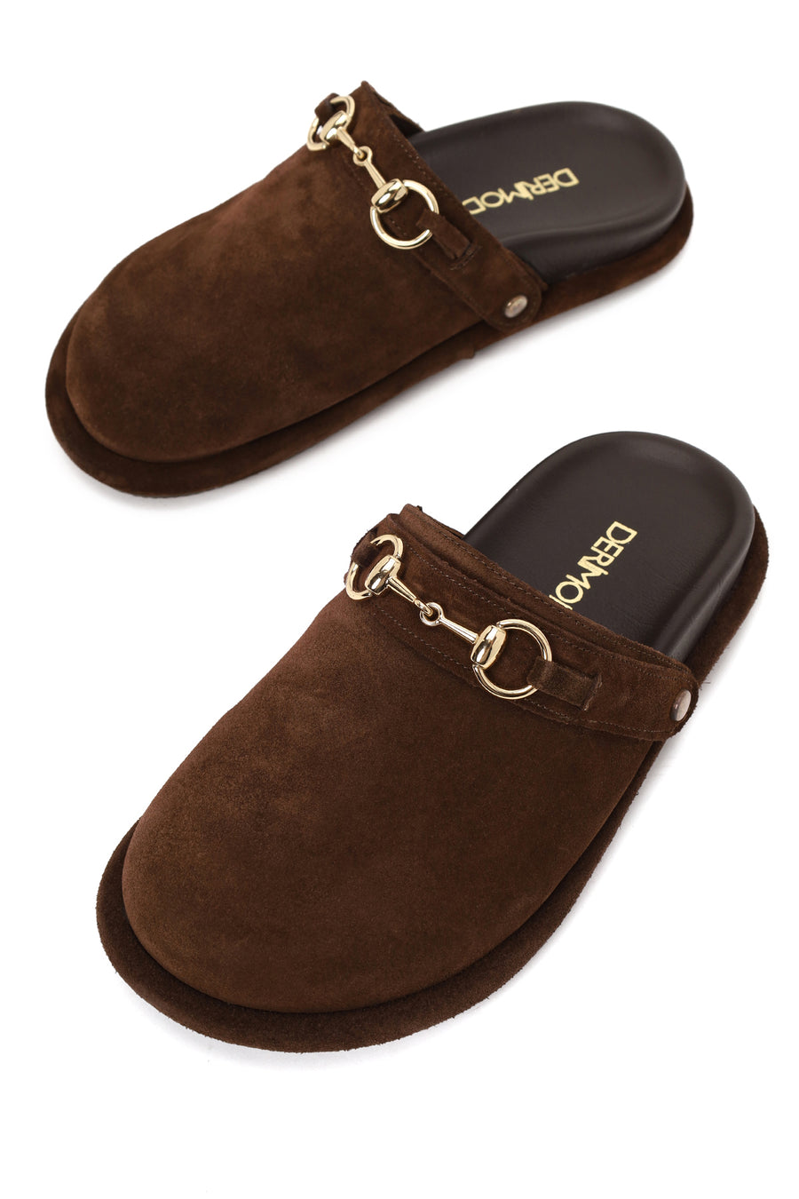 Woman Brown Suede Mule Slipper