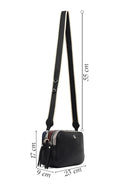 Women's Black Long Strap Crossbody Bag | Derimod