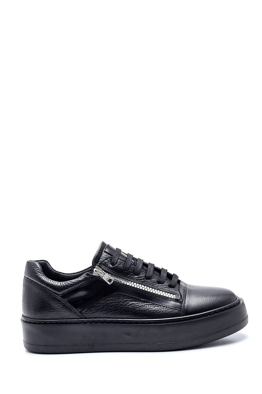 Erkek Deri Fermuarlı Sneaker 21WFD6403FT | Derimod