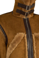 Stokholm Kadın Camel Oversize Teddy Mont | Derimod